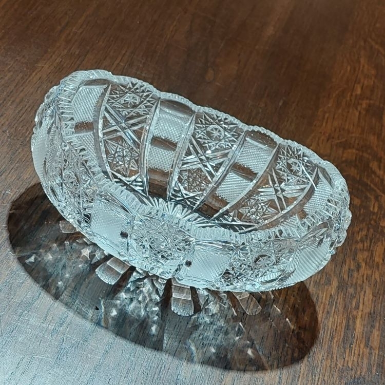 奧地利手工切割水晶碗